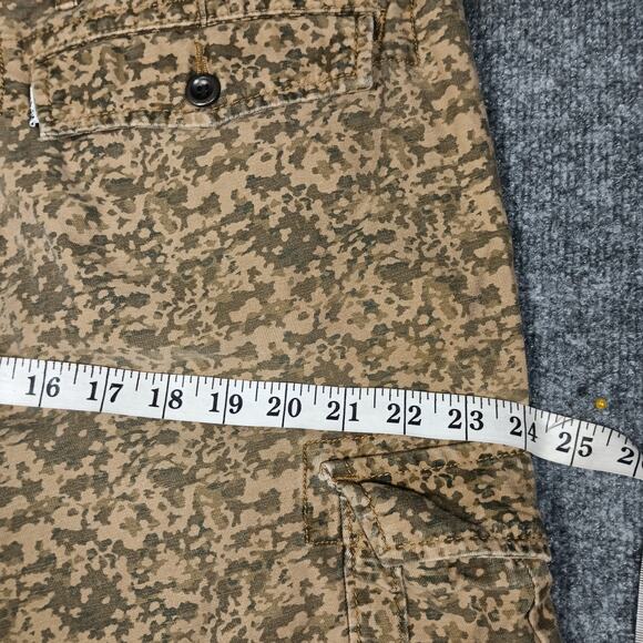 Levis Shorts Men Size 38 Brown ACE Cargo Camo Canvas Utility Outdoor *White Tab - Picture 9 of 11